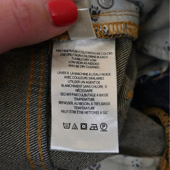 Pilcro Womens 26 Distressed Straight Leg Ankle Jean - Picture 11 of 12